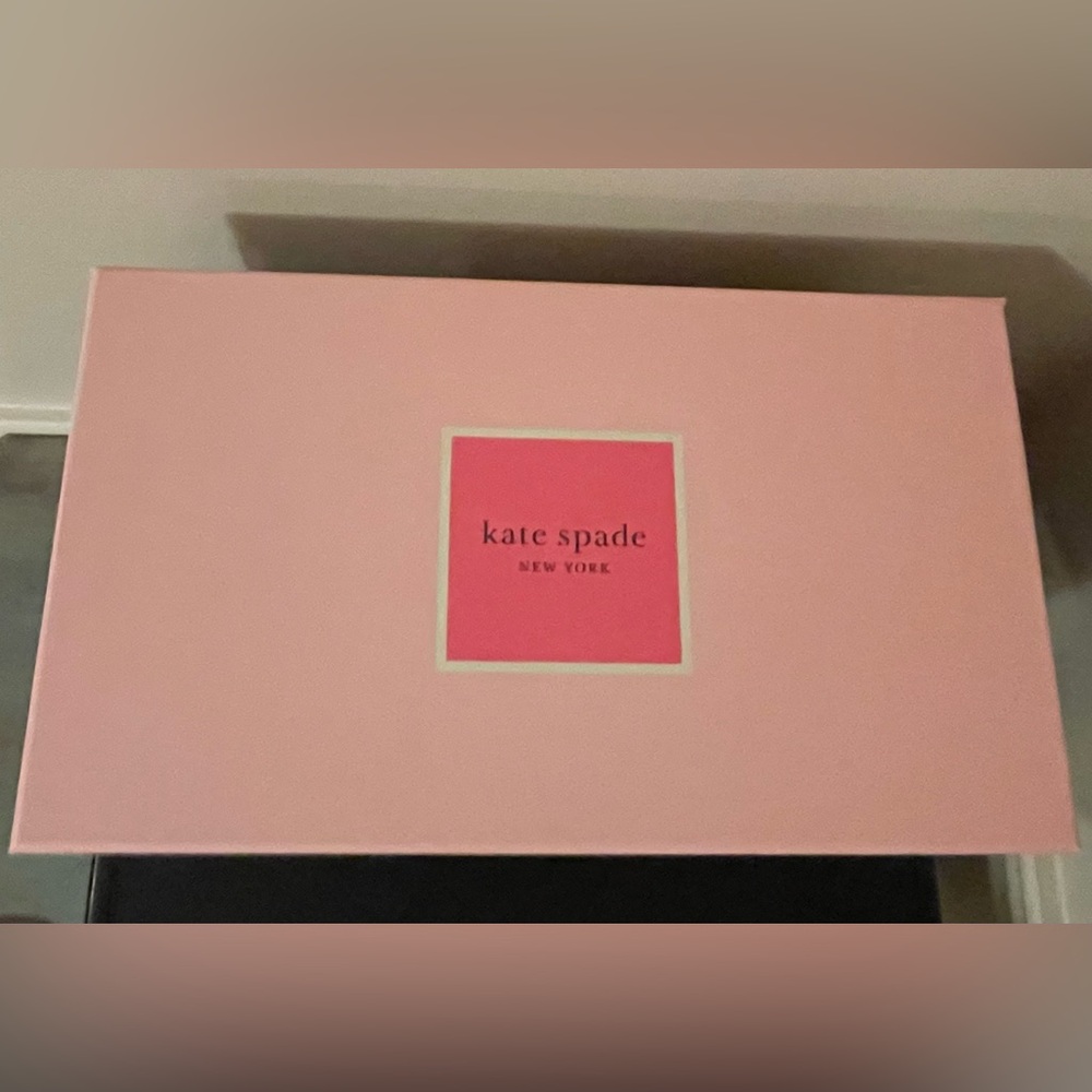NEW kate spade Sheela Sling Taffeta with Hearts Size 8.5 - Picture 14 of 15